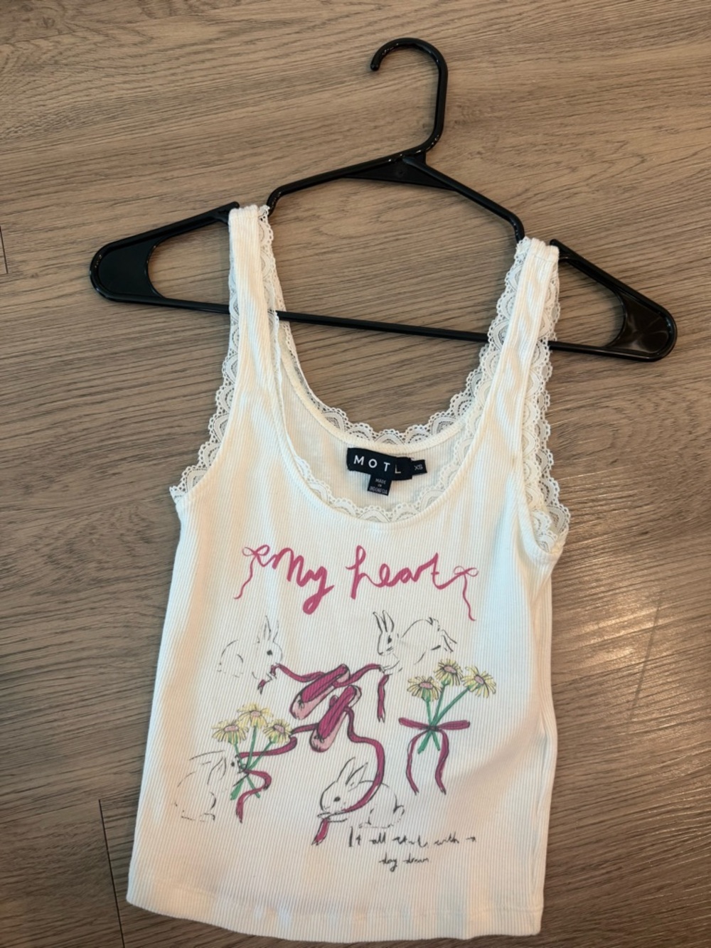 MOTEL white tank top / size xs / worn once